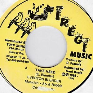 Epレコード　EVERTON BLENDER / TAKE HEED (LOVE I CAN FEEL)