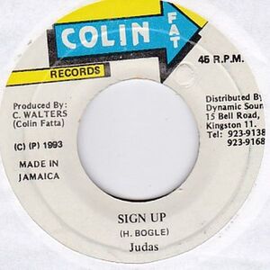 Epレコード　JUDAS / SIGN UP (SLENG TENG)