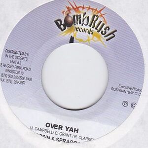 Epレコード　ASSASSIN & SPRAGGA BENZ / OVER YAH (BLACK RAIN)