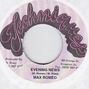Epレコード　MAX ROMEO / EVENING NEWS