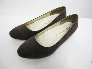 [ free shipping / unused ]Fit&Beauty Ranan Fit and beauty lady's suede pumps 24.5cm # control number L26450YER-221027-10