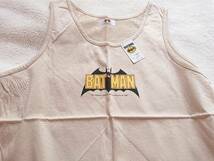 ★sweet★バットマン。ＢＡＴＭＡＮ.タンクトップ。日本製。ベージュ。綿１００%、size、Ｍ_画像1