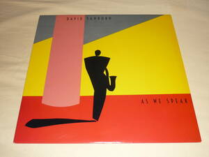 David Sanborn / As We Speak ～ US / 1982 / Warner Bros. Records W1 23650 / Marcus Miller/Omar Hakim/Buzz Feiten/George Duke