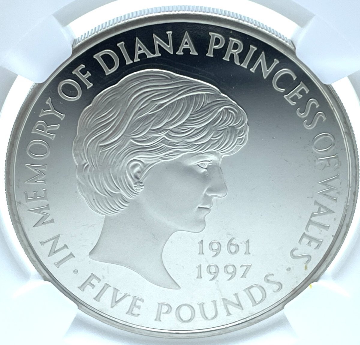 買い値下 1999 ダイアナ追悼 ① PF69UC NGC プルーフ銀貨 5ポンド 旧貨幣/金貨/銀貨/記念硬貨