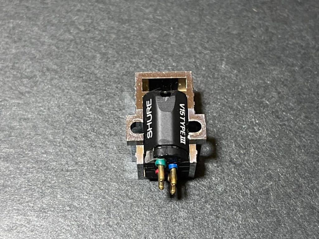 SHURE V15Ⅲ-HE 純正針 VN35HE 装着 動作品 MMカートリッジ レコード