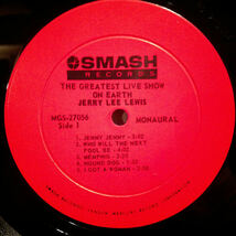 Jerry Lee Lewis 1964 US Original LP The Greatest Live Show On Earth ロカビリー ジェリーリールイス_画像3