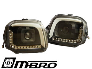  Jimny LED head light JB23W Thunder head light current . turn signal black MBRO/ M bro(SHJBJIMY-2LSW-CB-04
