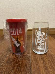 ★ Coca-Cola コカ・コーラ 非売品 タンブラー・CAN型グラス 2個セット ★
