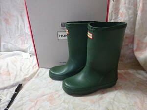 * new goods HUNTER Hunter rain boots 1 GR 17cm 16HA2