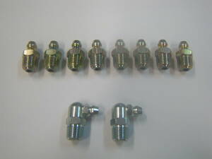  control NO.437* new goods * heavy equipment grease nipple 1/8 A type 8 piece C type 2 piece total 10 piece set 