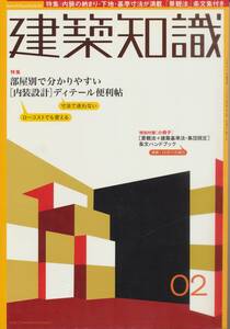 ★部屋別で分かりやすい[内装設計]ディテール便利帳　建築知識200502 エクスナレッジ刊