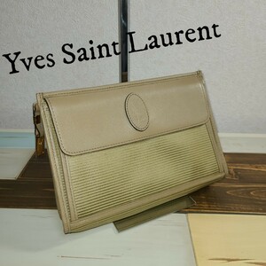 Yves Saint Laurent　イヴ・サンローラン　セカンドバッグ　PVC