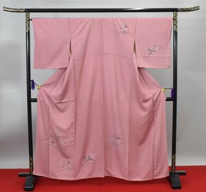 【桜庭呉服店】 附下訪問着 披露宴 自然文様 森林 身丈156cm 裄丈67cm ★着物 パーティー t‐763