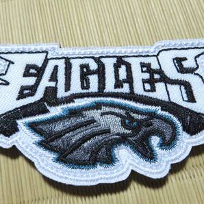 英語　白灰頭鷲◆新品　NFLフィラデルフィア・イーグルス Philadelphia Eagles刺繍ワッペン◆アメフト　アメリカンフットボール　アメリカ