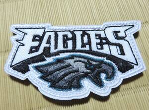 英語　白灰頭鷲◆新品　NFLフィラデルフィア・イーグルス Philadelphia Eagles刺繍ワッペン◆アメフト　アメリカンフットボール　アメリカ