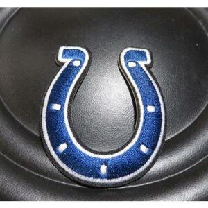 MD青白◆新品　NFLインディアナポリス・コルツColtsワッペン ◎アメフト