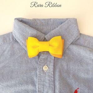 蝶ネクタイ 子供用 男の子用 イエロー 七五三 結婚式 フォーマル ハロウィン仮装
