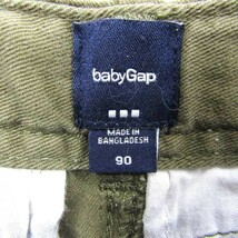 ベビーギャップ カーゴパンツ 膝丈 綿100％ 男の子用 90サイズ カーキ ベビー 子供服 baby GAP_画像3