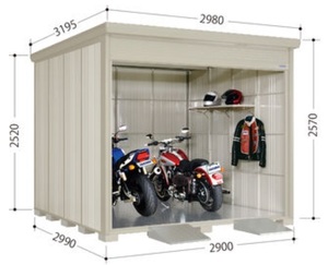  free shipping region have Takubo storage room Takubo storage room bike shutter man shutter general type BS-2929WH