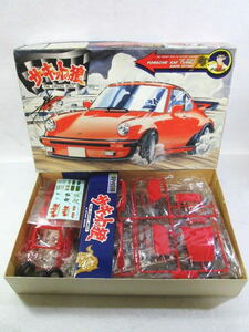 未組立【童友社 サーキットの狼 1/20 PORSCHE930TURBO/ポルシェ930ターボ】早瀬左近/プラモ