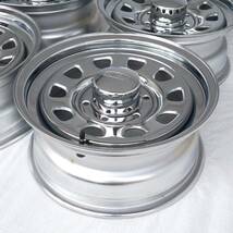 新品 デイトナ 16-7.0J＋35 6-139.7 クローム タイヤ付4本SET 215/65R16 109/107 LT用 ハイエース (W0052-0)_画像4