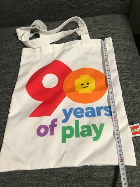 トートバッグ トート エコバッグ　レゴ　マチなし　90 years of play