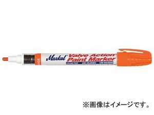 LACO Markal 工業用マーカー 「VALVE ACTION」 オレンジ 96824(7926529)