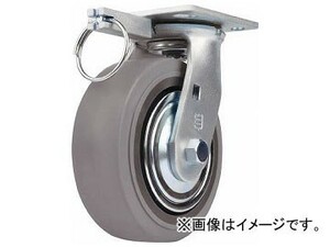 SAMSONG CASTER 重荷重用キャスター 自在 ゴム車150mm TP6660-MIR-BB-TG(7672225)