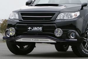 JAOS/ジャオス フロントスキッドバー ブラック/ブラスト B150742C スバル フォレスター SH＃系 2007年12月～2010年09月