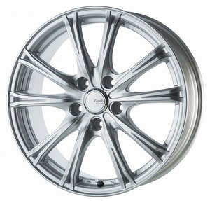 5ZIGEN/5次元 LEGALES αEX ホイール メタリックシルバー 17インチ×7J＋38 5H114.3 入数：1台分(4本)