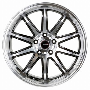 5ZIGEN/5次元 FIREBALL RR ホイール ブラックポリッシュ 18インチ×10.5J＋25 5H114.3 入数：1台分(4本)