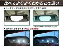 ホンダ フィット GD# ブルーレンズ ルームミラー バックミラー ドレスアップ パーツ 防眩レンズ ガラス 貼り付け ホンダAタイプ_画像3