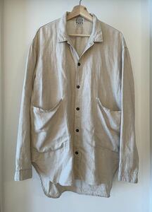 TENDER Co.　TYPE 420　LONG SLEEVE TAIL SHIRT　リネン　テンダー　テールシャツ