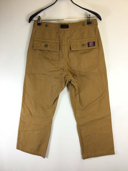 ROKX×GUNG HO ロックス ガンホー RXMS8891 FATIGUE WIDE PANT ファティ−グワイドパンツ ブラウンダック Sサイズ