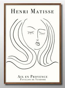 Art hand Auction 11347■¡Envío gratis!!Póster A3 Henri Matisse Escandinavia/Corea/Pintura/Ilustración/Mate, residencia, interior, otros