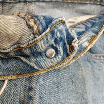 HB829【2003】LEVI'S 40509 80S ヴィンテージ デニムパンツ W31 L30 ボタン裏575 古着 リーバイス ジーンズ【130102000022】_画像6