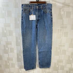 HB841【2003】Levi’ｓ550 Ｗ34 Ｌ32 トップボタン裏3405 レソト製 インディゴ ジーンズ デニム 古着 リーバイス【130102000022】