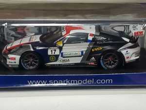 新品 1/43 スパーク SPARK Porsche GT3 Cup Champion PCCF 2015 Maxime Jousse #17