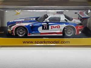 新品 1/43 スパーク SPARK GT Russian Team Mercedes SLS AMG GT3 No.71 spa 24h 2015 Vasilyev-M.Asmer-I.Dontje-L.Plato