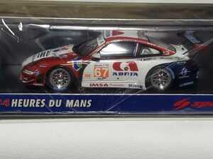 新品 1/43 スパーク SPARK ポルシェ 997 RSR IMSAパフォーマンスマットムート 2012年 ル・マン24時間 #67 N.Armindo/R.Narac/A.Pons