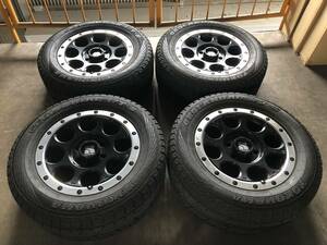 エクストリーム X TREME XJ03 18x8J+20 139.7-6H ヨコハマ ジオランダー i/T-S 265/60R18 18インチ スタッドレス 4本セット プラド