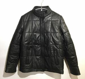 13-55 мм6 кожаная куртка размер 42 черная черная маргиела ватин