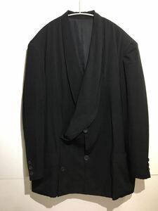 13-8 Yohji Yamamoto POUR HOMME 黒 ジャケット ヴィンテージ アーカイブ Mサイズ ヨウジヤマモト