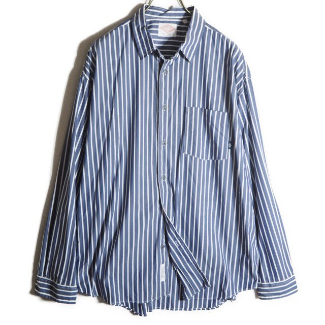 ブルー×レッド 【新品】ハンティングワールド ボタンダウンコットン