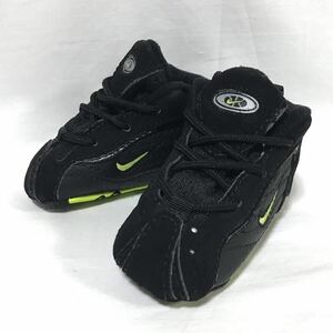 【97年製】NIKE FIRST UPTEMPO ナイキ ファースト アップテンポ ベビー キッズ 8㎝ 黒 OG オリジナル 当時物 デッド 未使用 ヴィンテージ