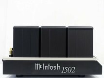 ▲▽【美品・保証付】McIntosh MC1502 真空管 パワーアンプ マッキントッシュ 正規品 元箱付△▼013520002Wm△▼_画像4