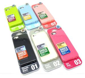 ◇大特価6色セット！送料200円！◇SwitchEasy ショックレジスタントアイフォンケース♪iphone 5c　保護フィルム＋α　新品