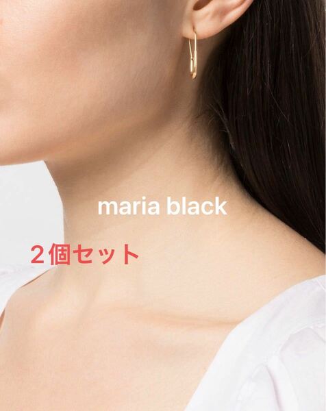 maria black chance チャンスミニ　ピアス　ゴールド　