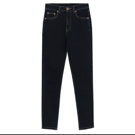 22SS☆Drawerドゥロワーコットンインディゴ5Pデニムパンツ40