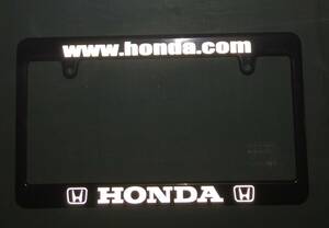  dressing up . safe reflection character!! reflection Honda number frame black carbon head light etc.. light . character . reflection ., luminescence! nighttime. .. car . safety 